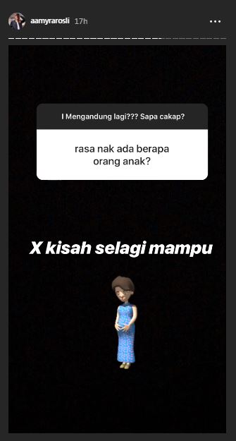 Amyra tak kisah jantina anak.